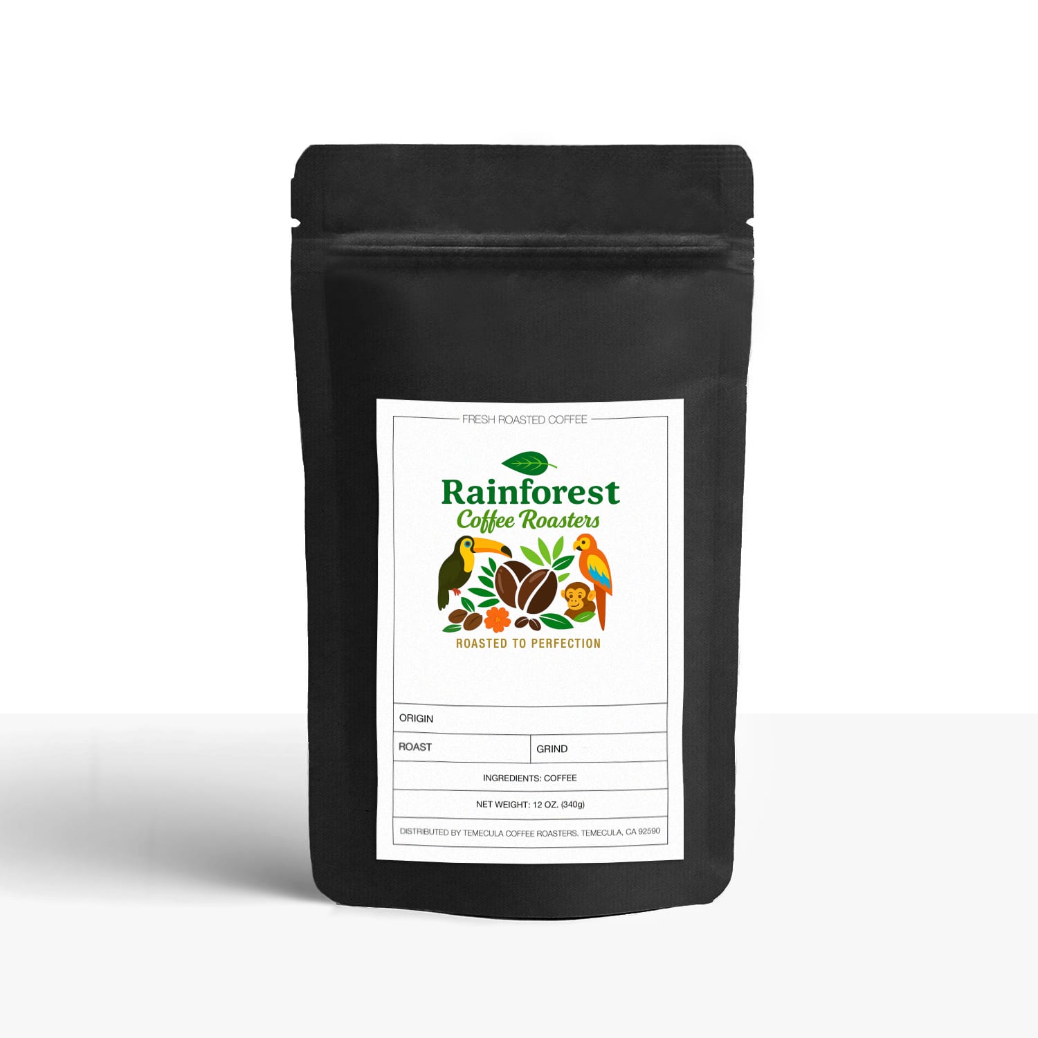 African Kahawa Blend coffee bag - medium-dark roast African coffee